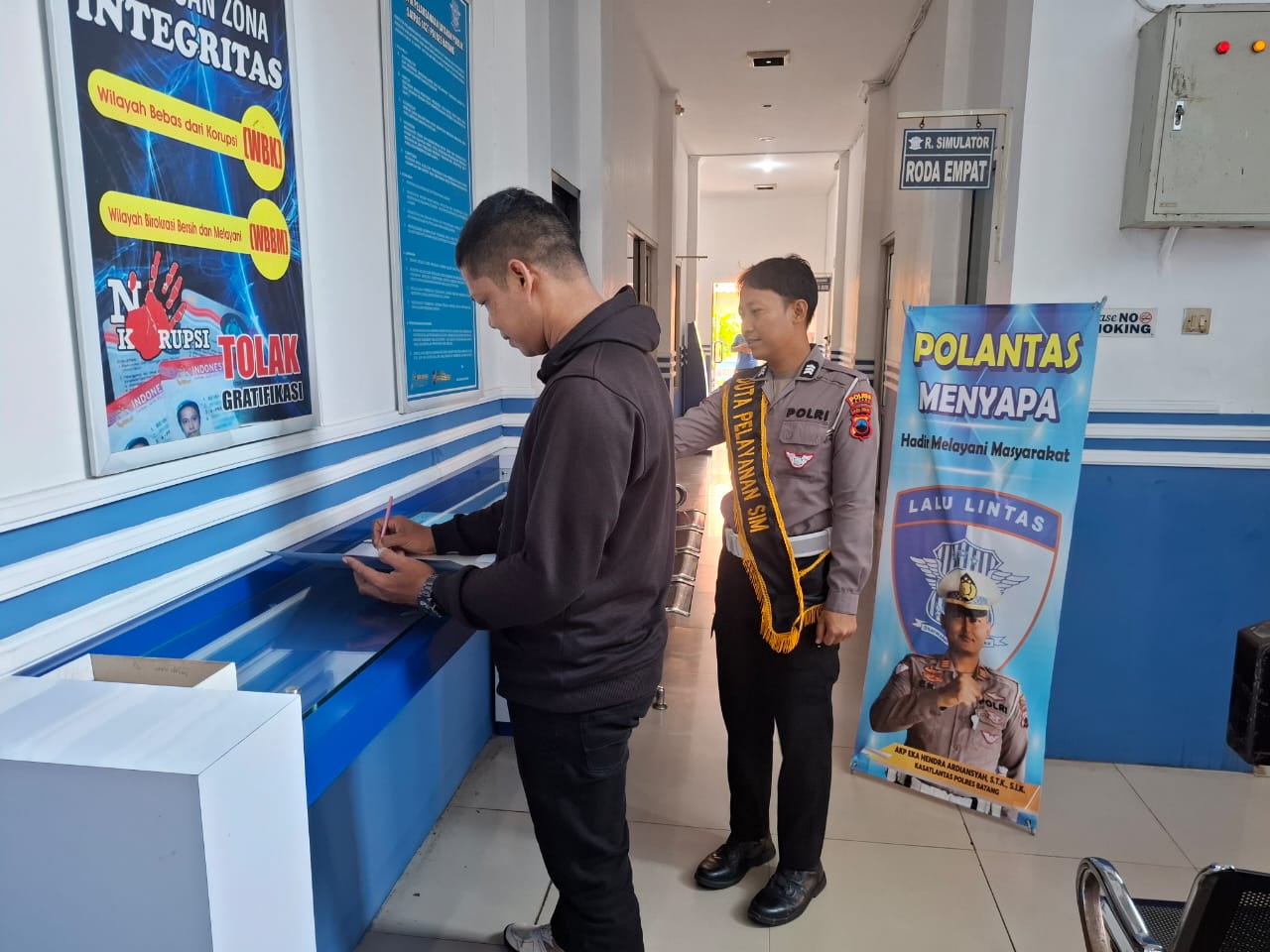 Pelayanan SATPAS SIM Polres Batang Semakin Prima