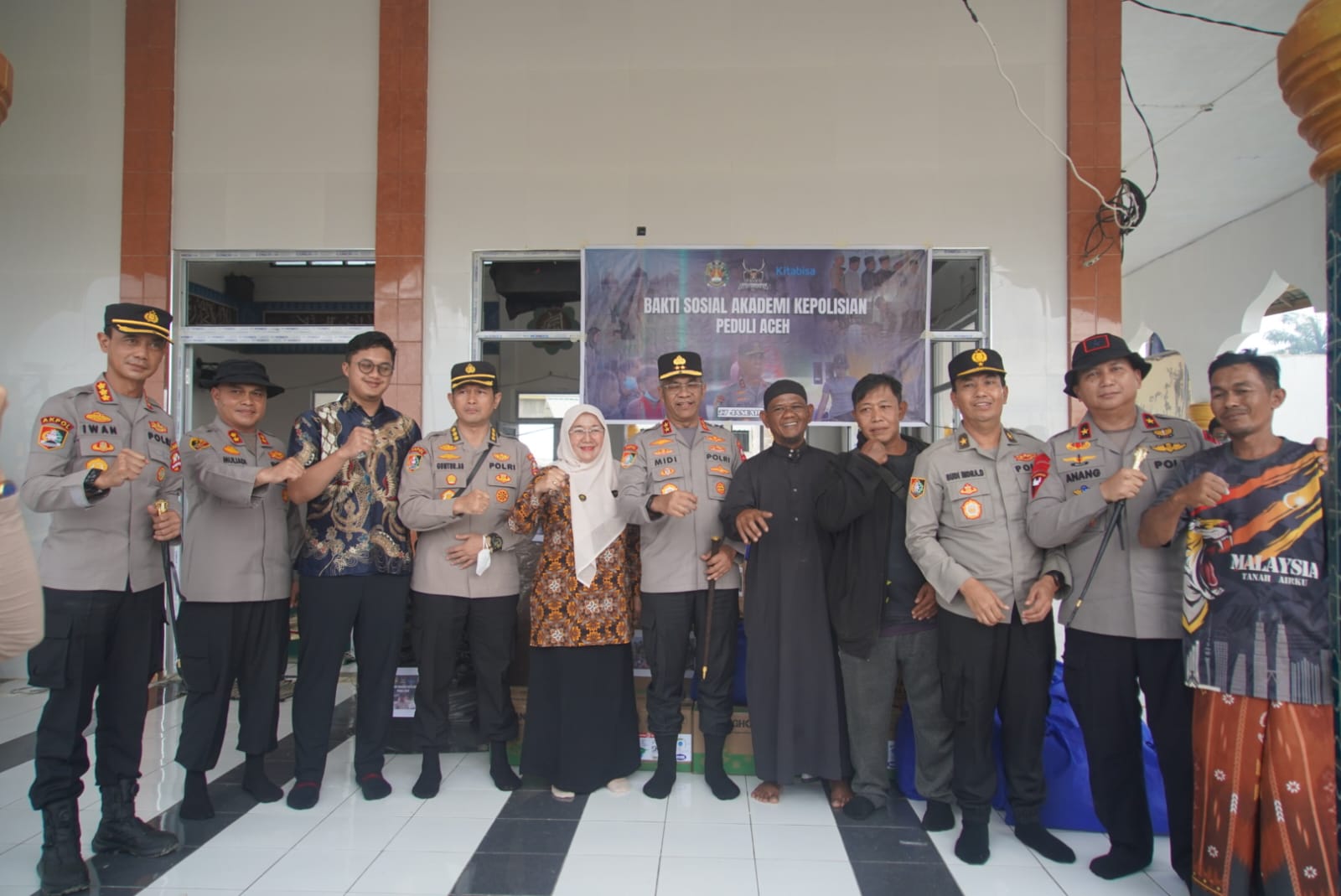 Tinjau Latsitardanus di Aceh Tamiang, Gubernur Akpol Pastikan Taruna Hadir Membantu Masyarakat