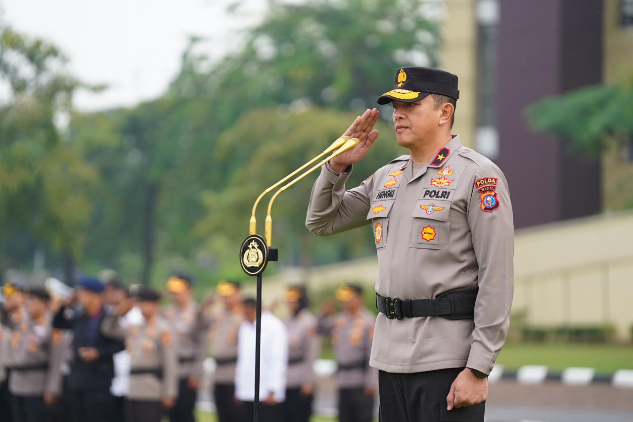 Polda Riau kembali bangun 83 jembatan merah putih presisi tahap II, 120 personel diberangkatkan